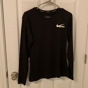 Nike Women's Dri-Fit t Softball Under shirt- Tight Fit-Size Large